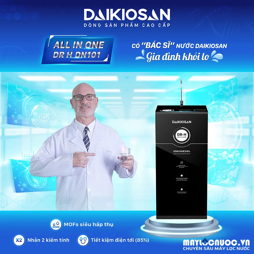 Máy lọc nước RO Dr.H 2D Daikiosan DN101